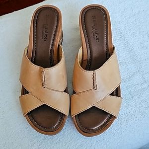 Leather Slip on Sandal 8N